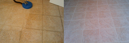 before after tile